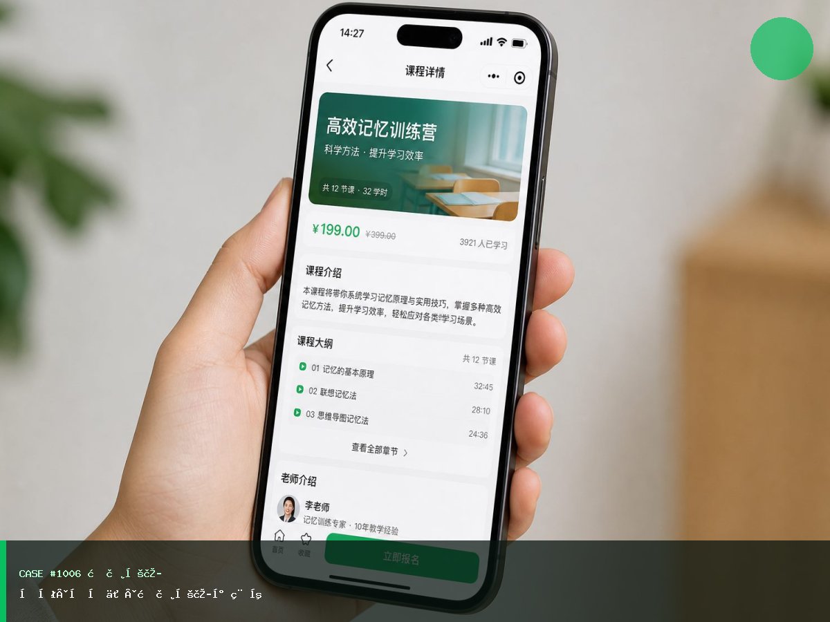 南关·北城仓·教育培训小程序
