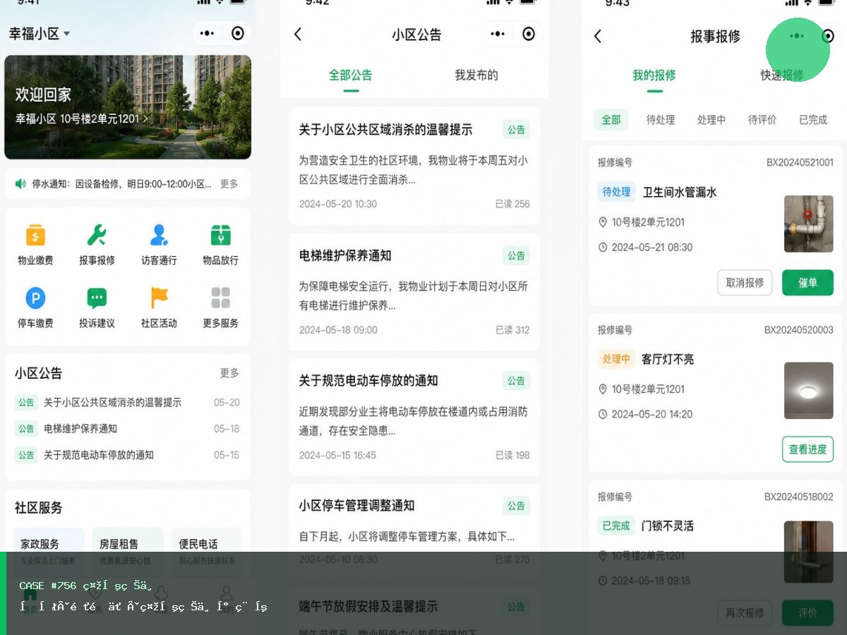 南关·邻里仓·社区物业小程序