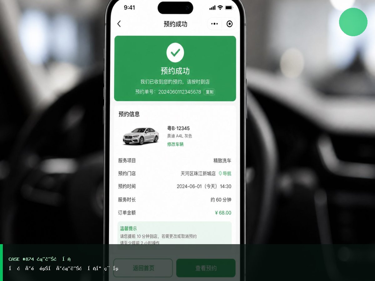 净月·金麦堂·汽车服务小程序