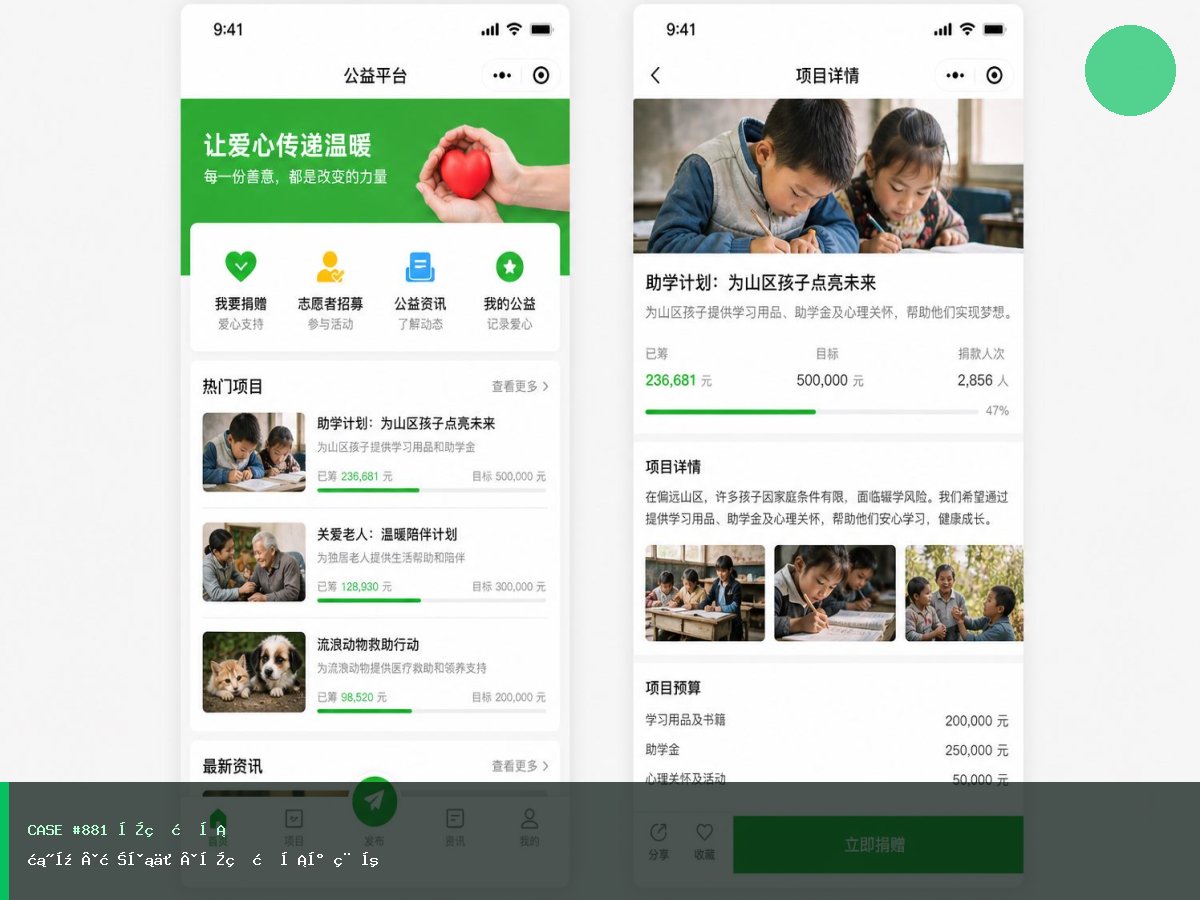 汽开·悦己仓·公益服务小程序