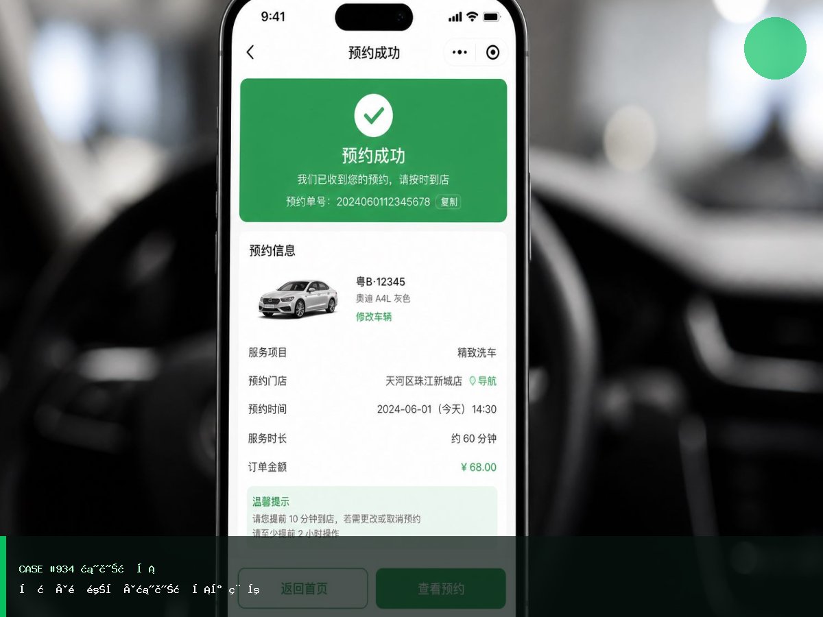 净月·金麦堂·汽车服务小程序