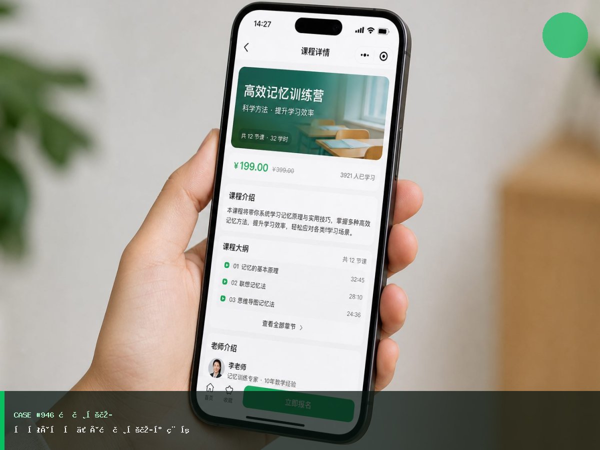 南关·北城仓·教育培训小程序