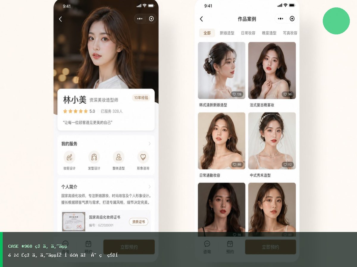 长春美业丽人定制案例 · 清荷坊 界面 4