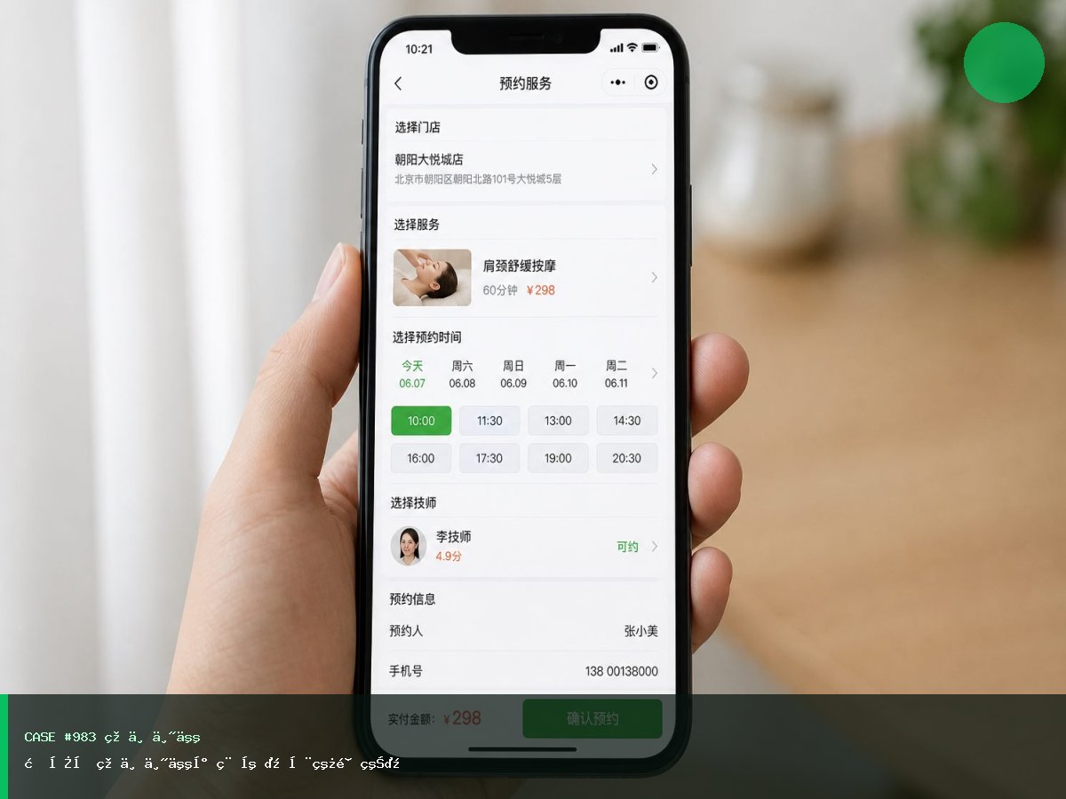 长春美业丽人定制案例 · 清荷坊 界面 3