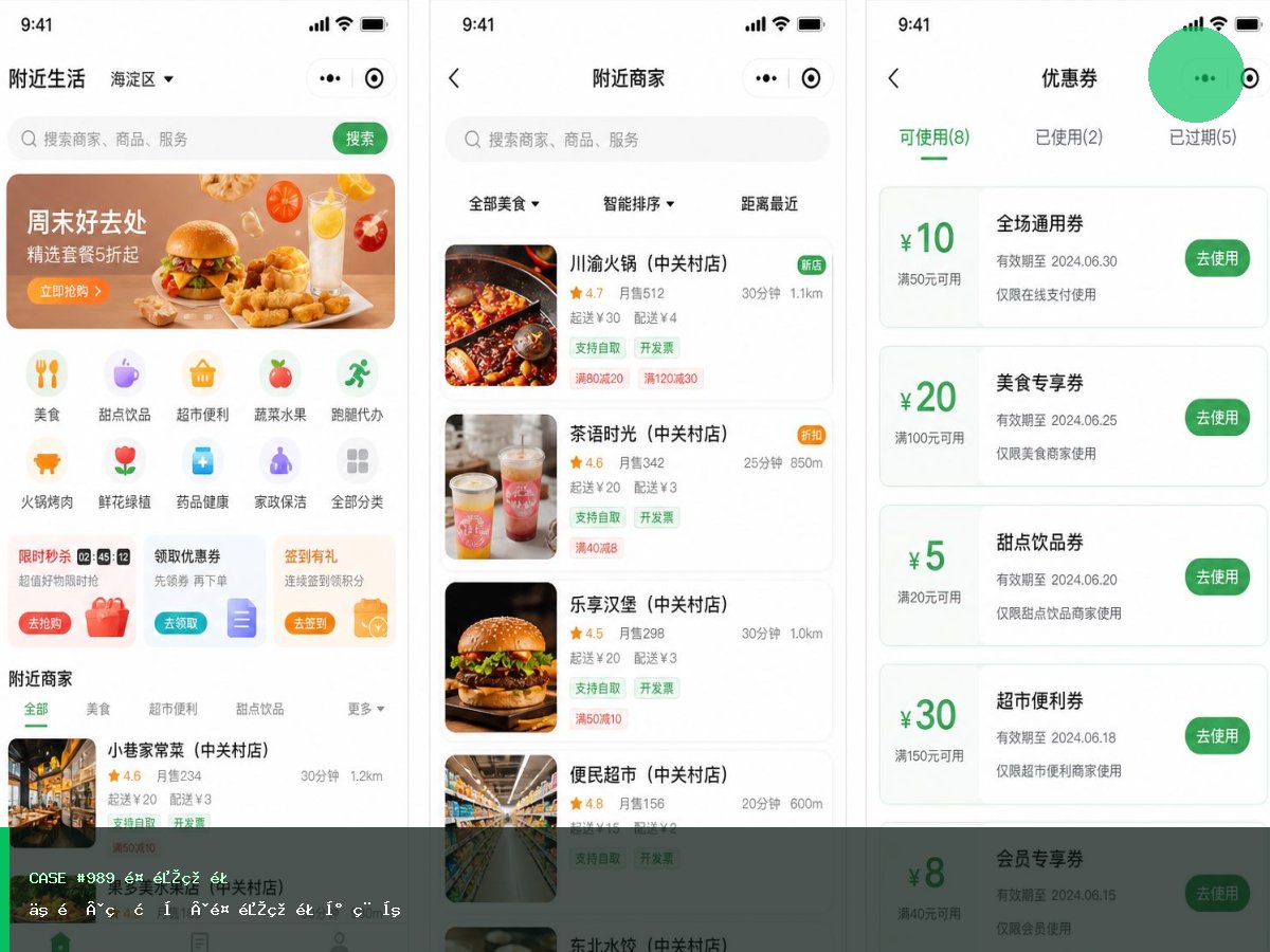 长春餐饮美食定制案例 · 云栖堂 界面 2