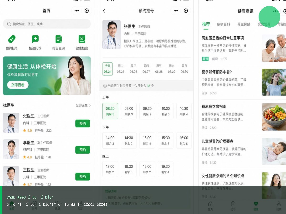 清荷坊医疗健康小程序(内容资讯)