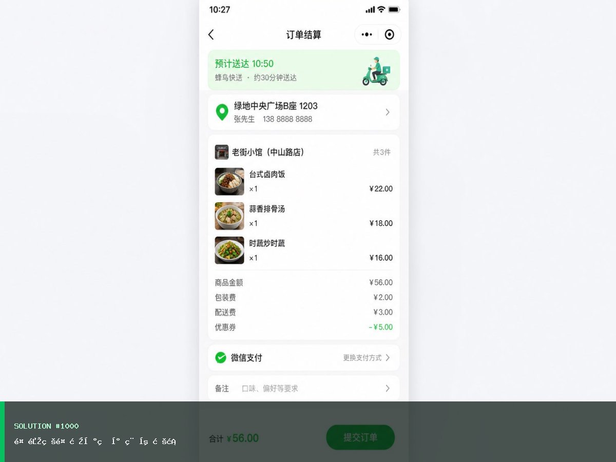 餐饮点餐本地版小程序方案