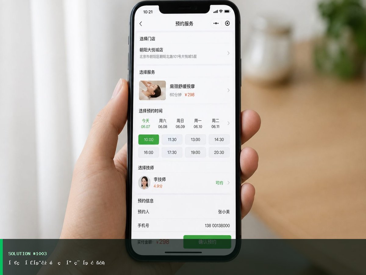 医疗健康连锁版小程序方案