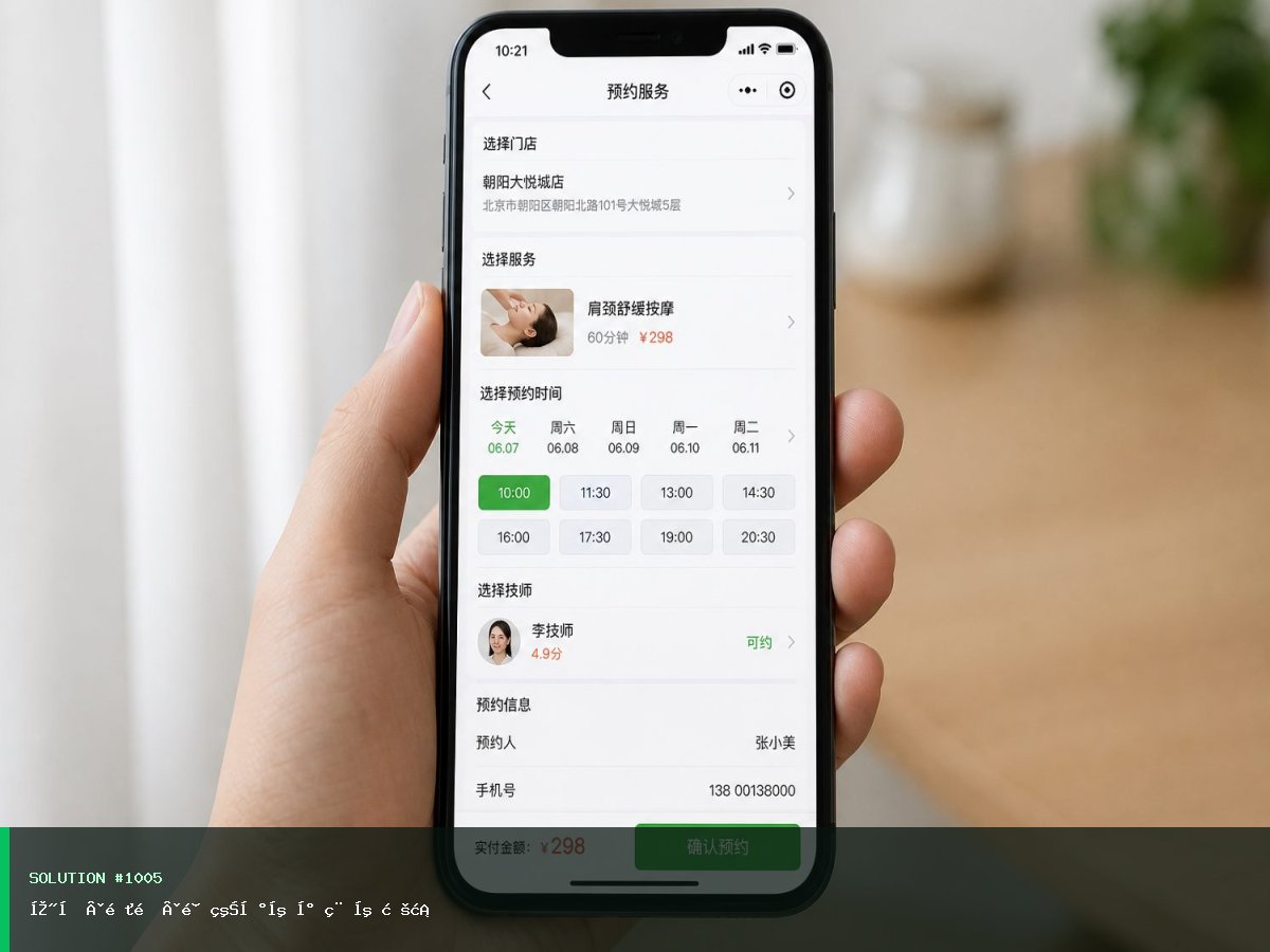 宽城·邻里·预约到店小程序方案