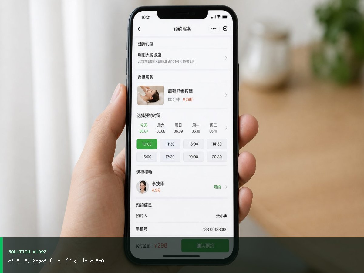 美业丽人会员版小程序方案