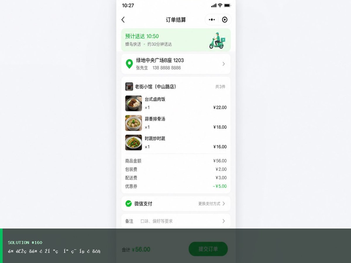 餐饮点餐本地版小程序方案