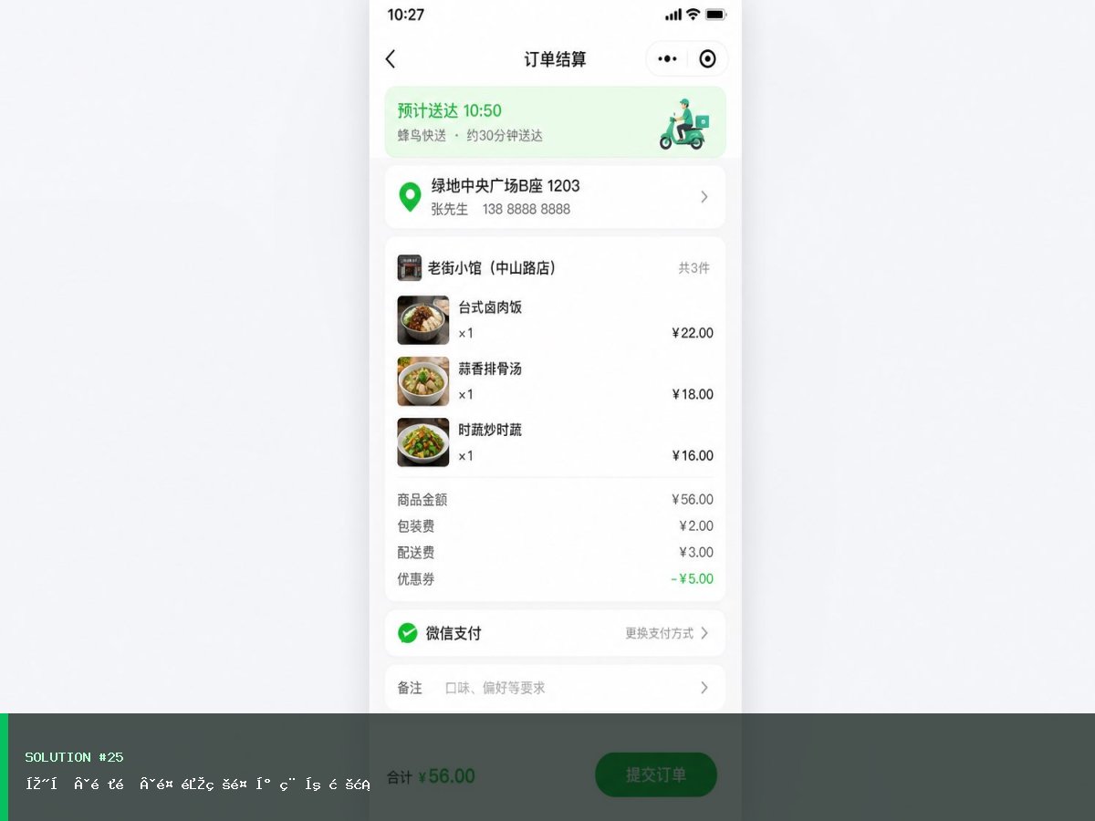宽城·邻里·餐饮点餐小程序方案