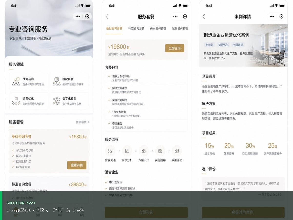 房产家装获客版小程序方案