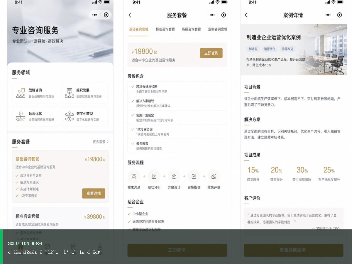 房产家装获客版小程序方案