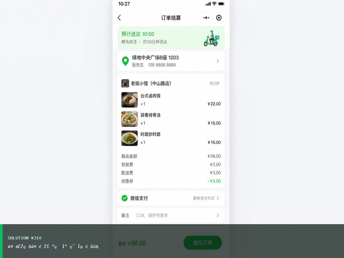 餐饮点餐本地版小程序方案