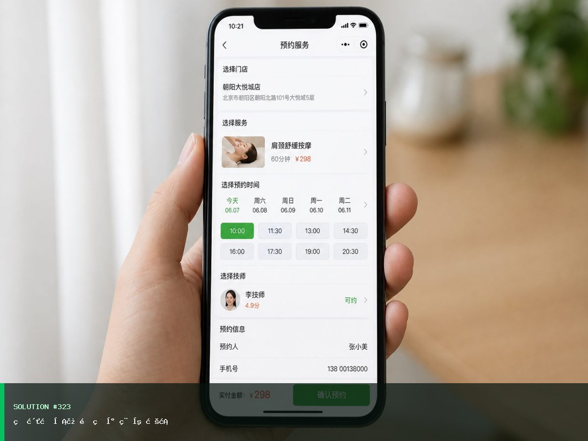 生活服务连锁版小程序方案