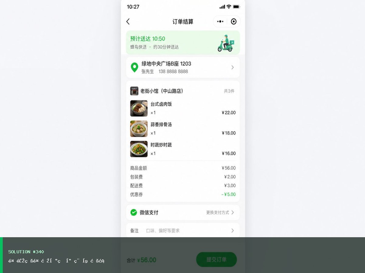 餐饮点餐本地版小程序方案