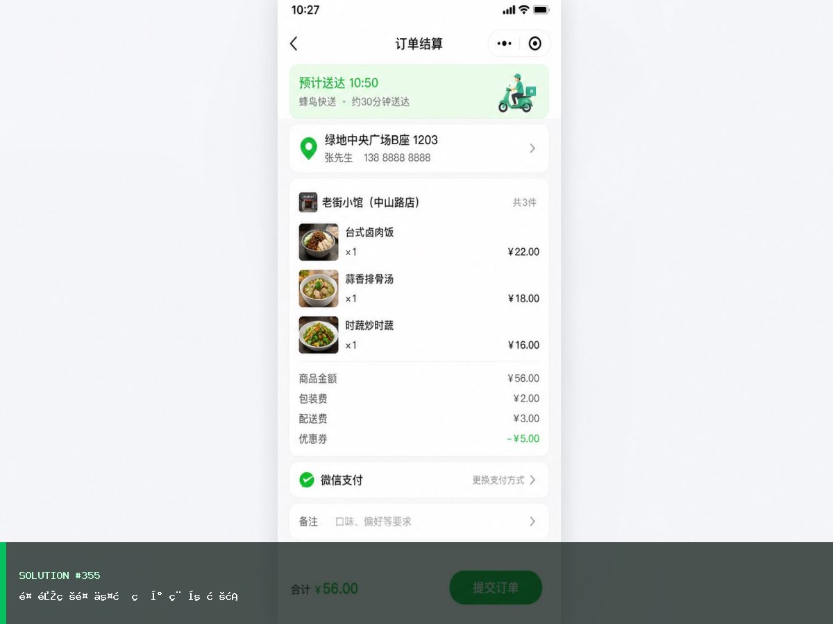 餐饮点餐交易版小程序方案