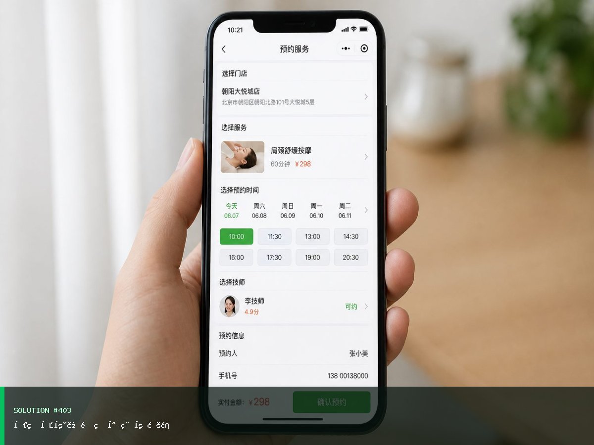 医疗健康连锁版小程序方案