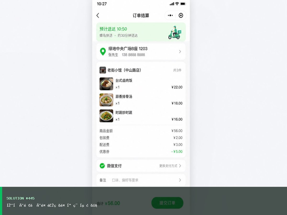 宽城·邻里·餐饮点餐小程序方案