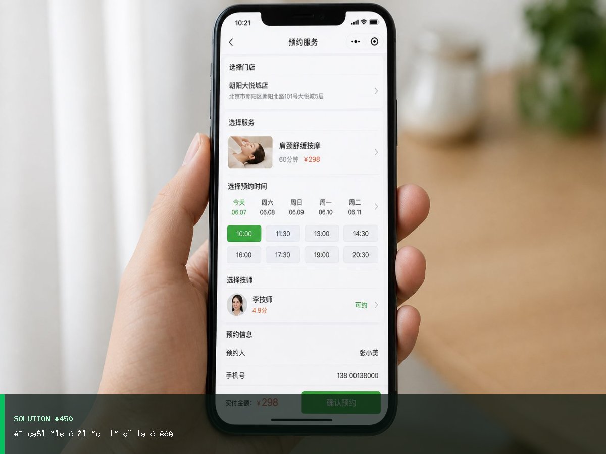 预约到店本地版小程序方案