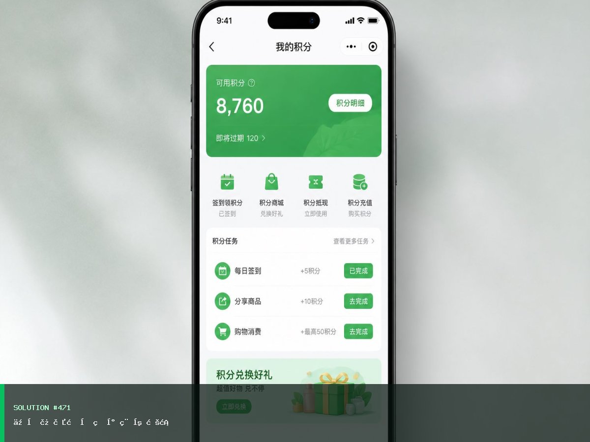 会员运营标准版小程序方案