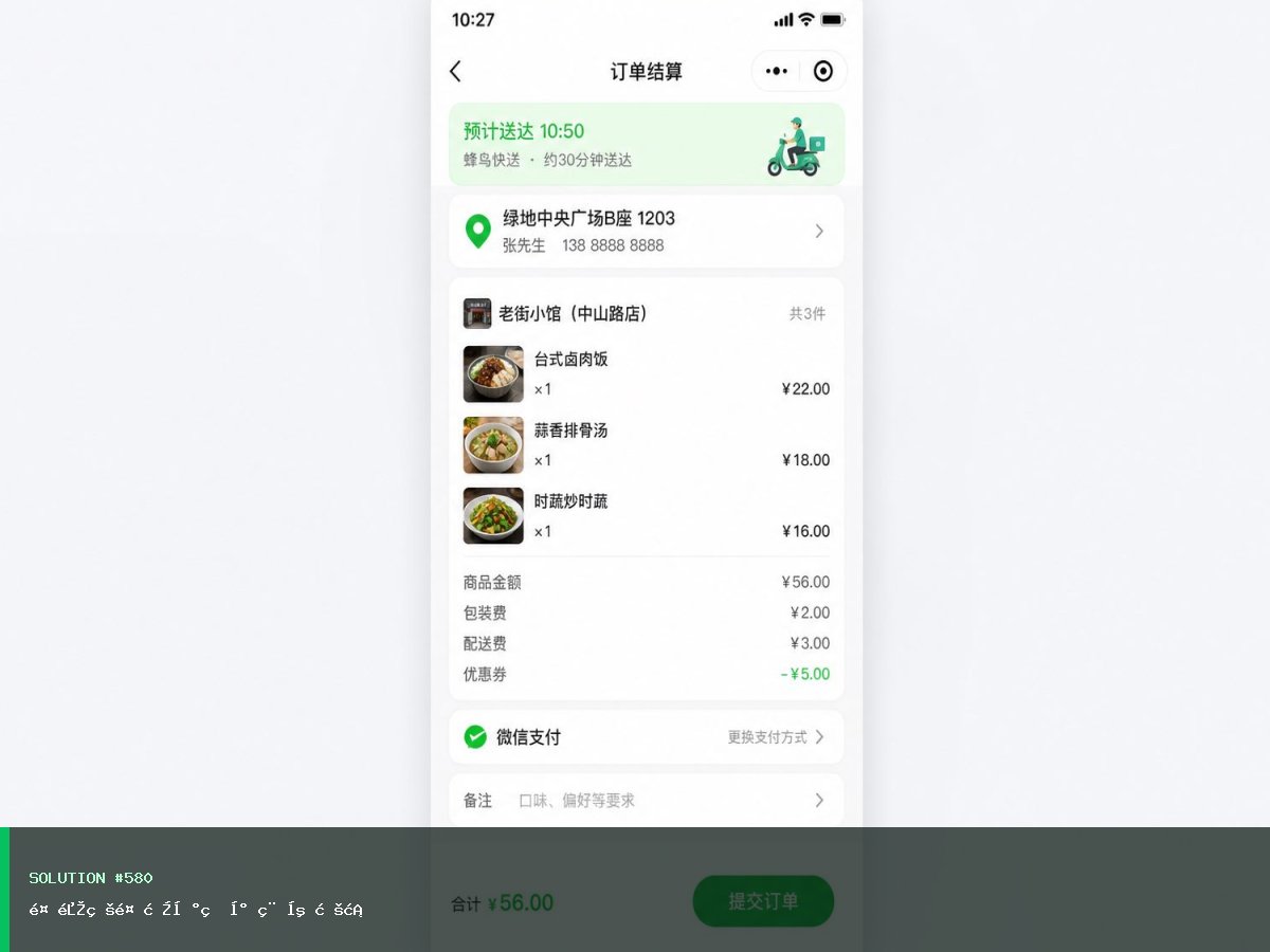 餐饮点餐本地版小程序方案