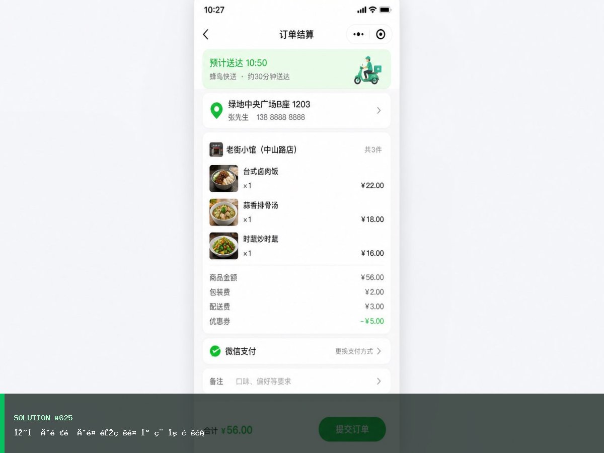 宽城·邻里·餐饮点餐小程序方案