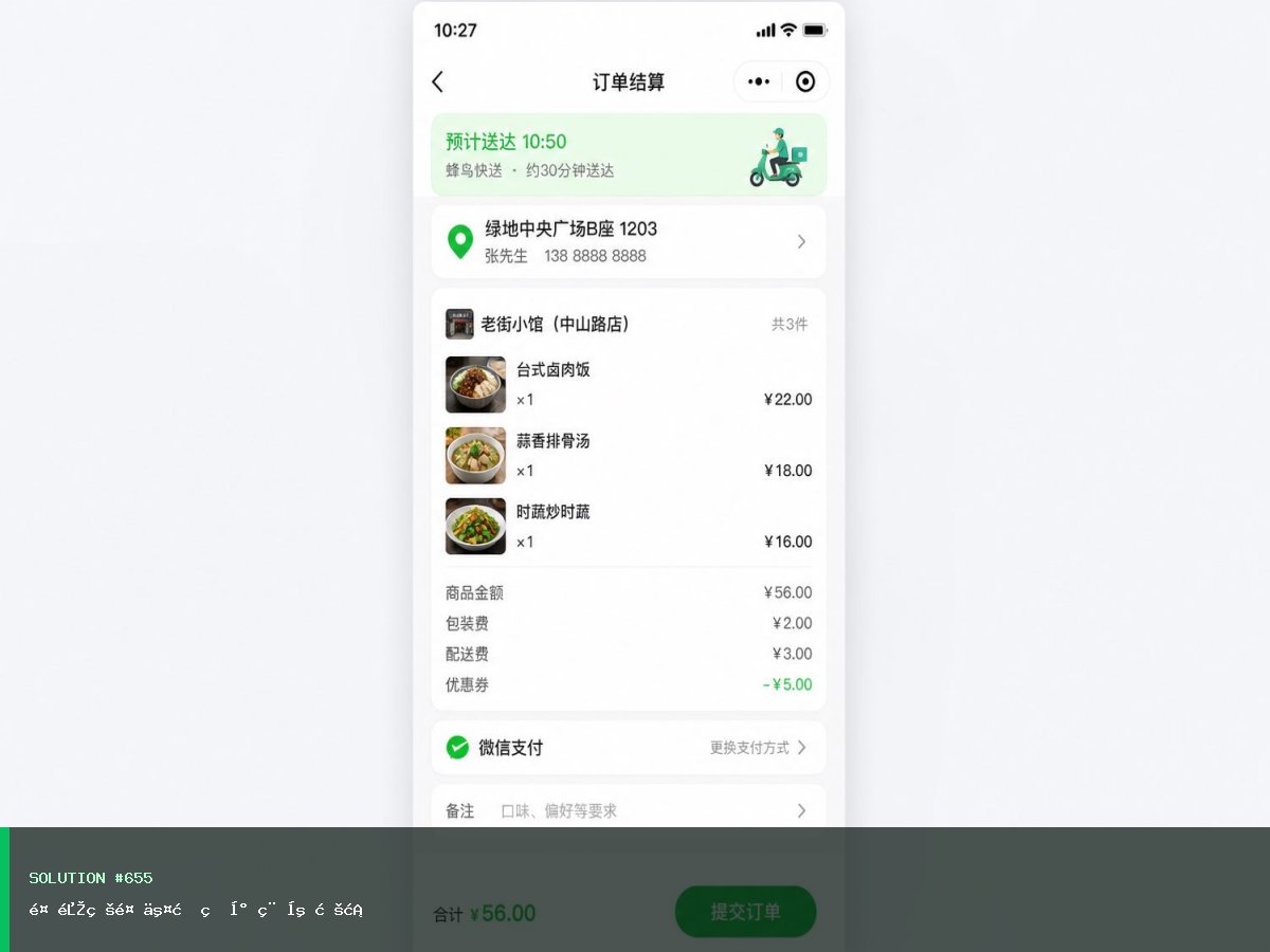 餐饮点餐交易版小程序方案