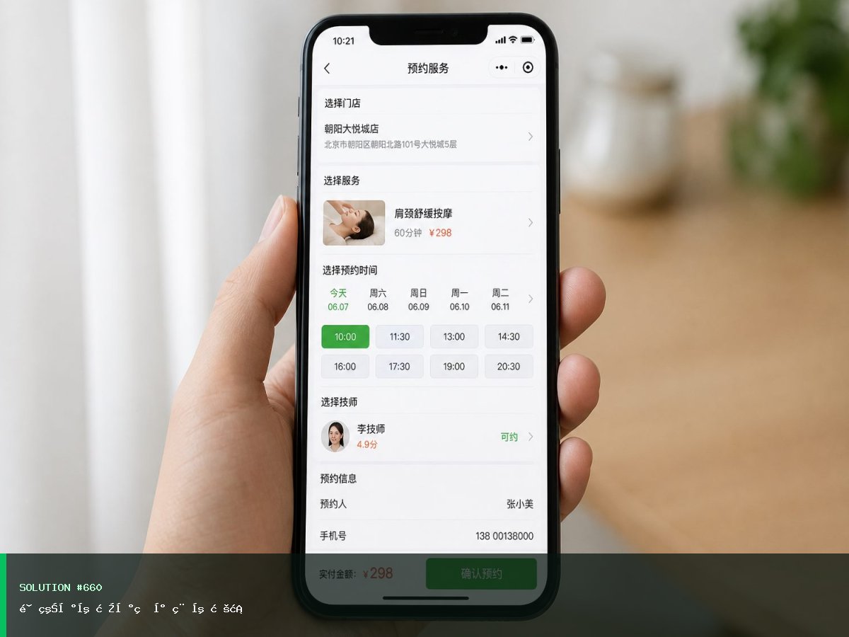 预约到店本地版小程序方案