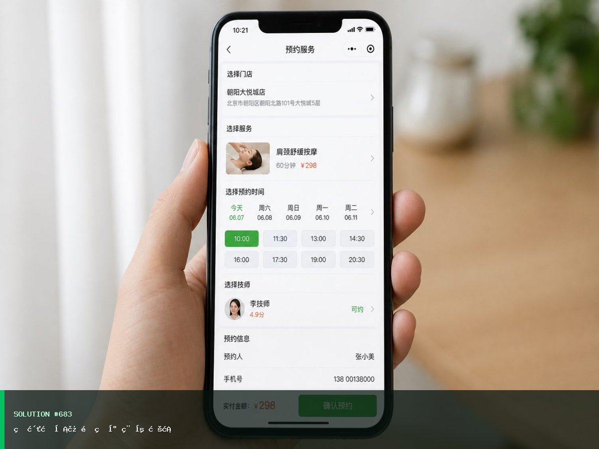 生活服务连锁版小程序方案