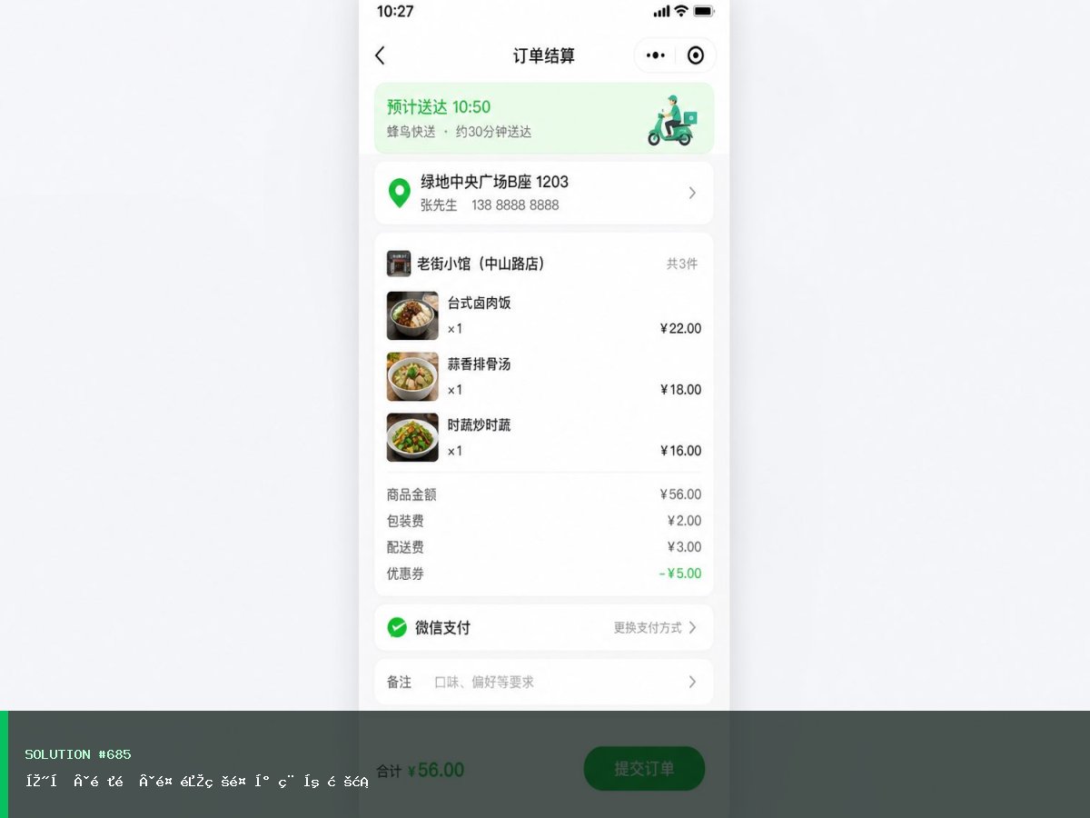 宽城·邻里·餐饮点餐小程序方案