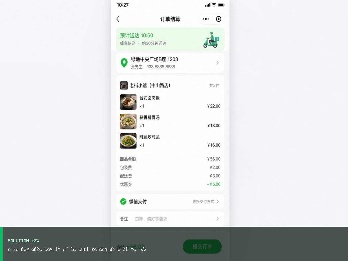 长春餐饮点餐小程序解决方案（本地版）