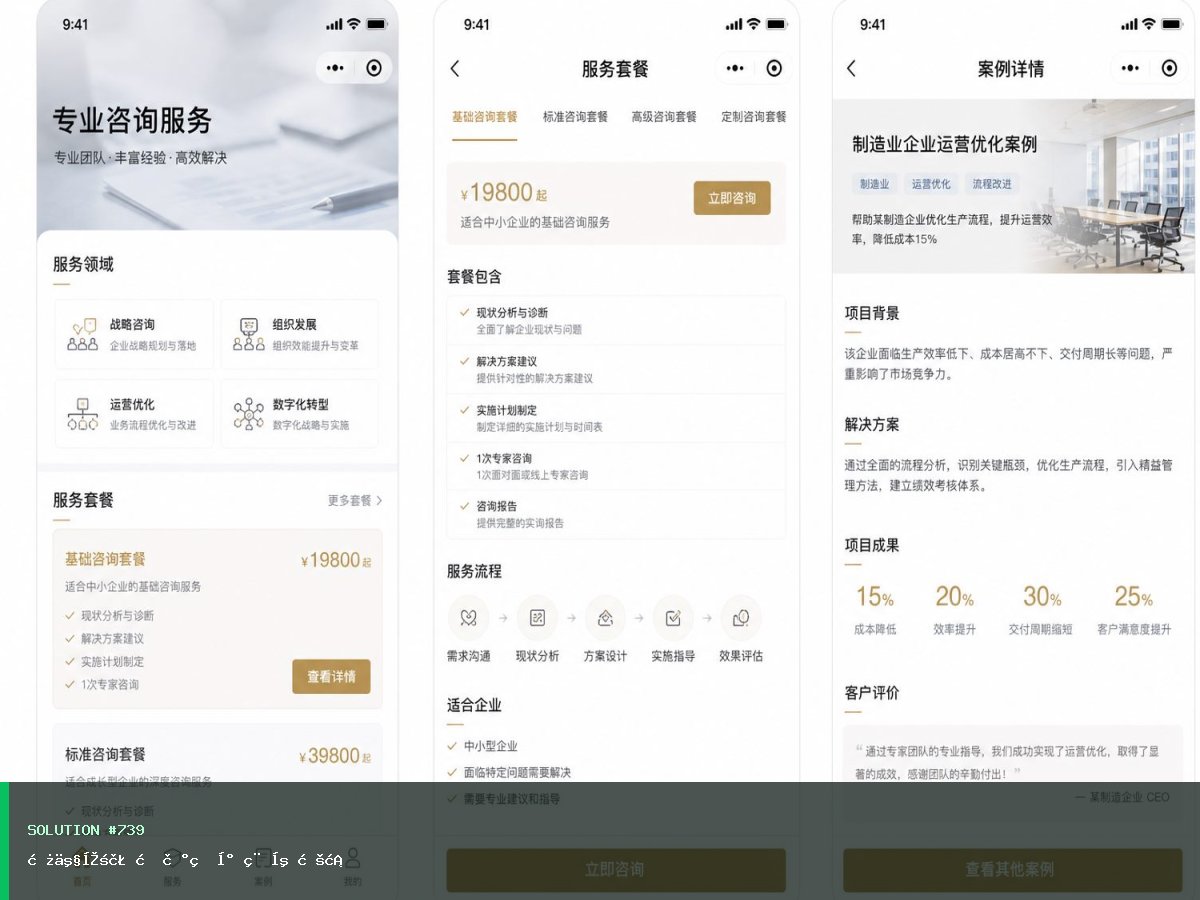 房产家装旗舰版小程序方案
