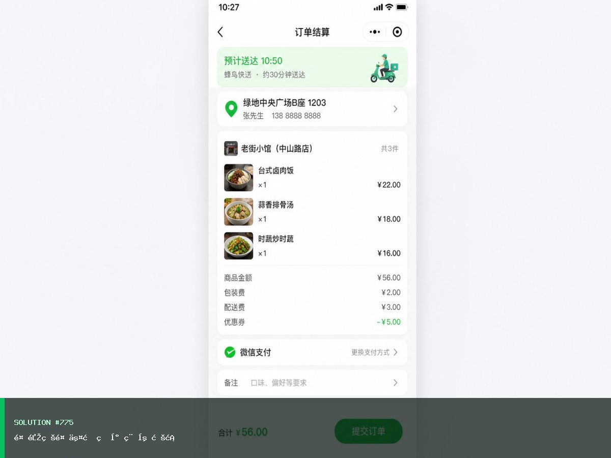 餐饮点餐交易版小程序方案