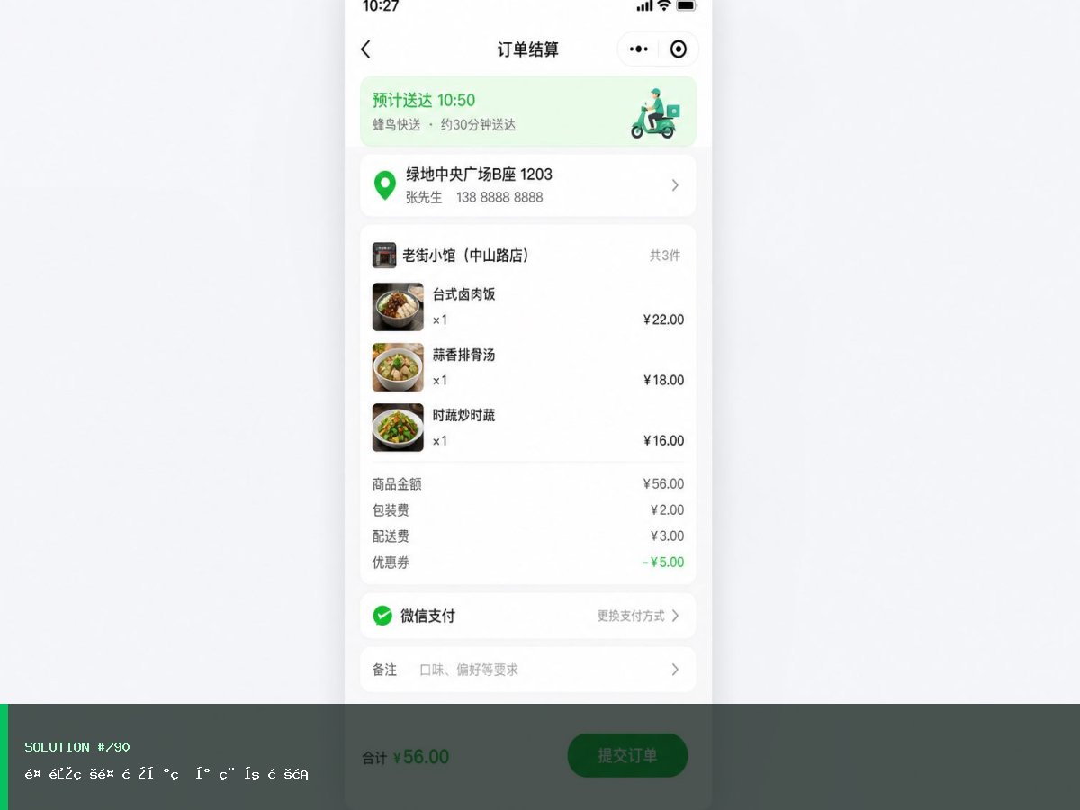 餐饮点餐本地版小程序方案