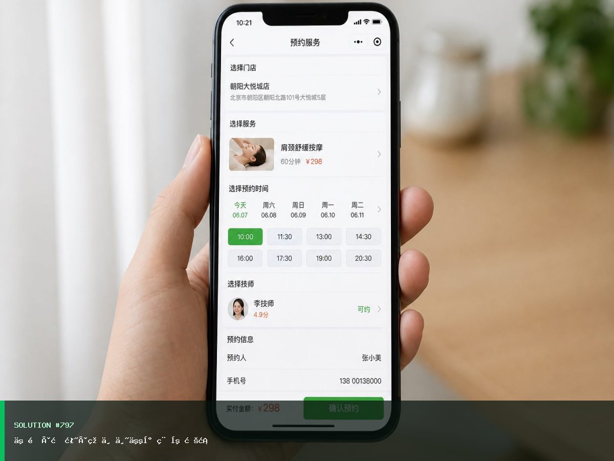 二道·明泽·美业丽人小程序方案