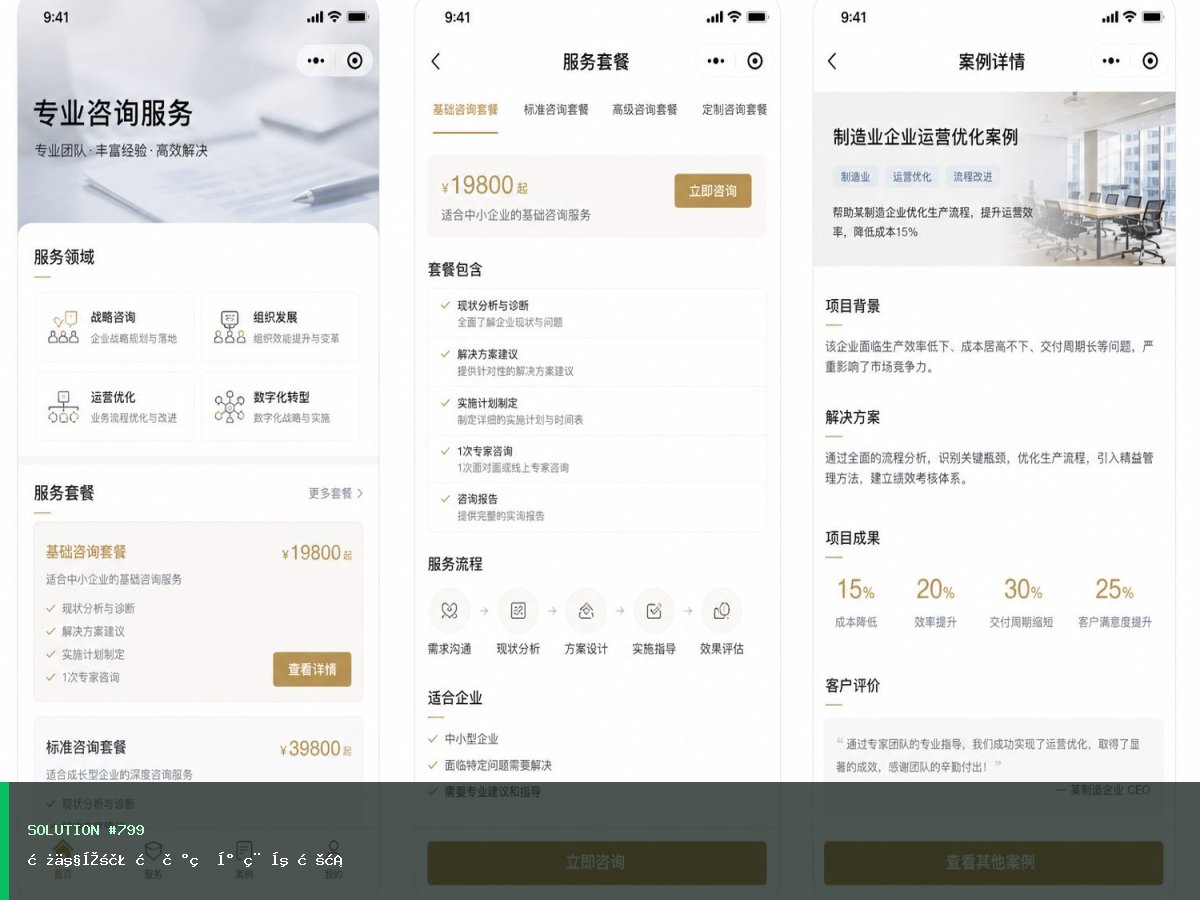 房产家装旗舰版小程序方案