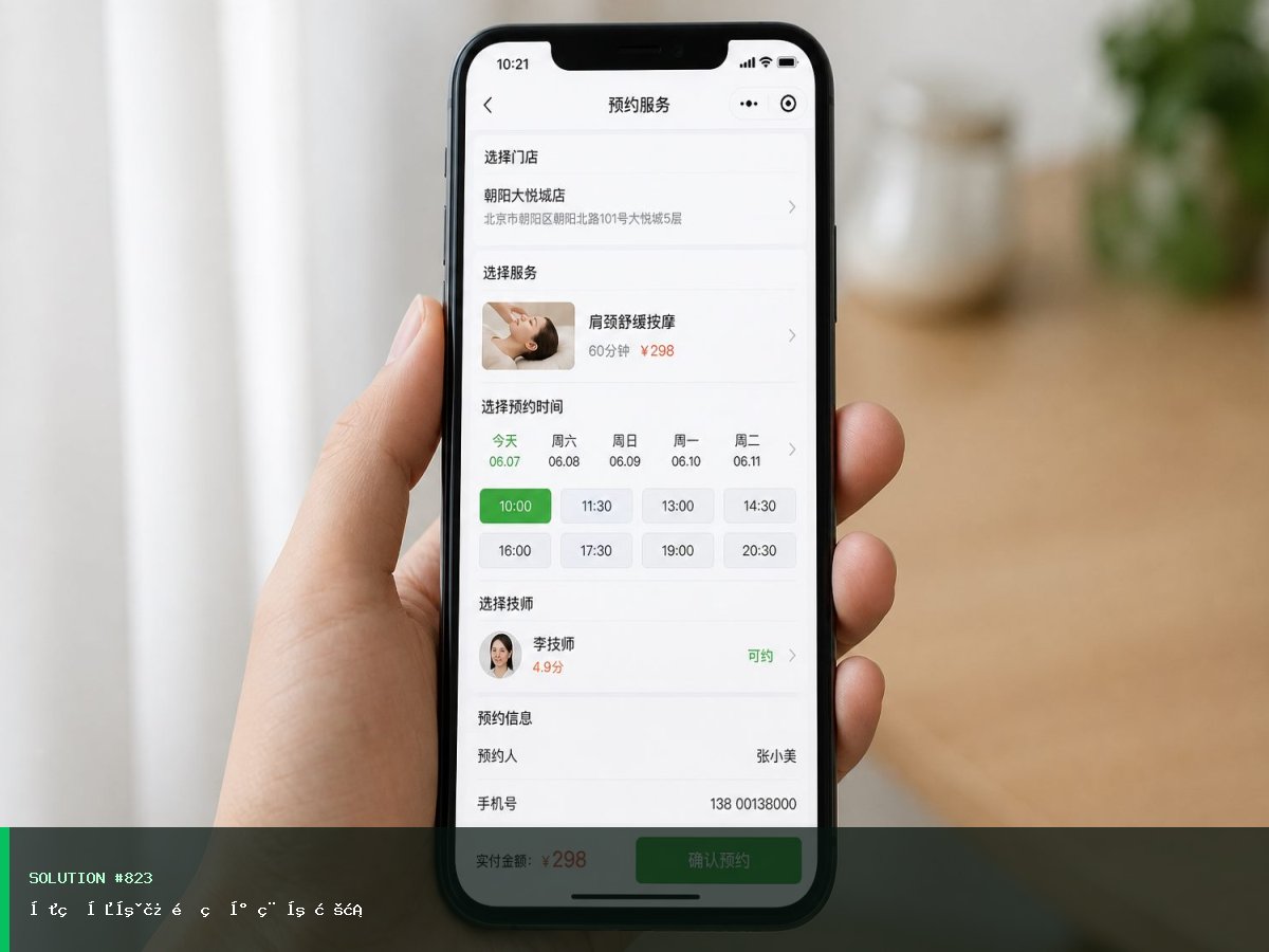医疗健康连锁版小程序方案