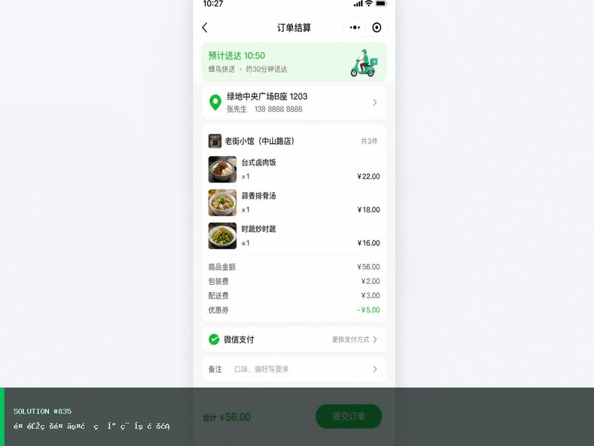 餐饮点餐交易版小程序方案