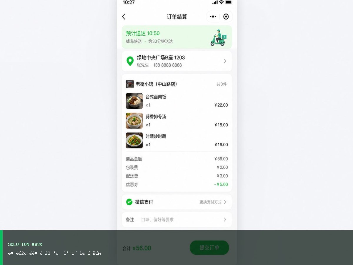 餐饮点餐本地版小程序方案