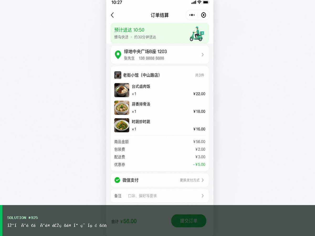 宽城·邻里·餐饮点餐小程序方案