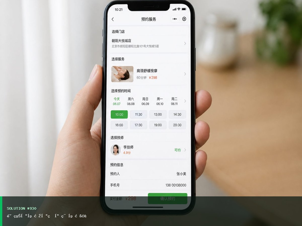 预约到店本地版小程序方案 界面 4