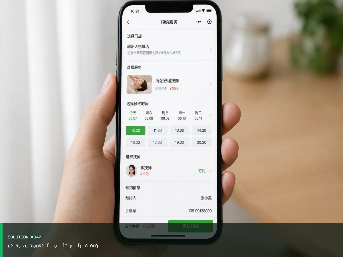 美业丽人会员版小程序方案