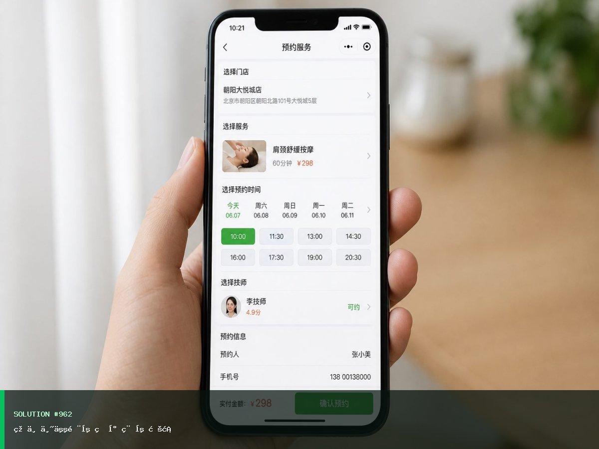 美业丽人会员版小程序方案 界面 4
